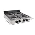 thumbnail image 2 of Parrilla de 4 quemadores de GAS ACERO INOX Super Flama 4Q-TA, 2 of 2