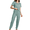 Green, variant on Eternatastic Women's 2 Piece Pajama Sets Soft Short Sleeve Sleepwear Pajamas Ladies Lounge Sets