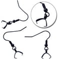 thumbnail image 4 of Stainless Steel Earring Hooks,50pcs Black Earrings Hooks with Pendant Clasp Hypoallergenic Ear Wire Ball Hooks Clasp Earring Hooks for Jewelry Earring Making…, 4 of 7