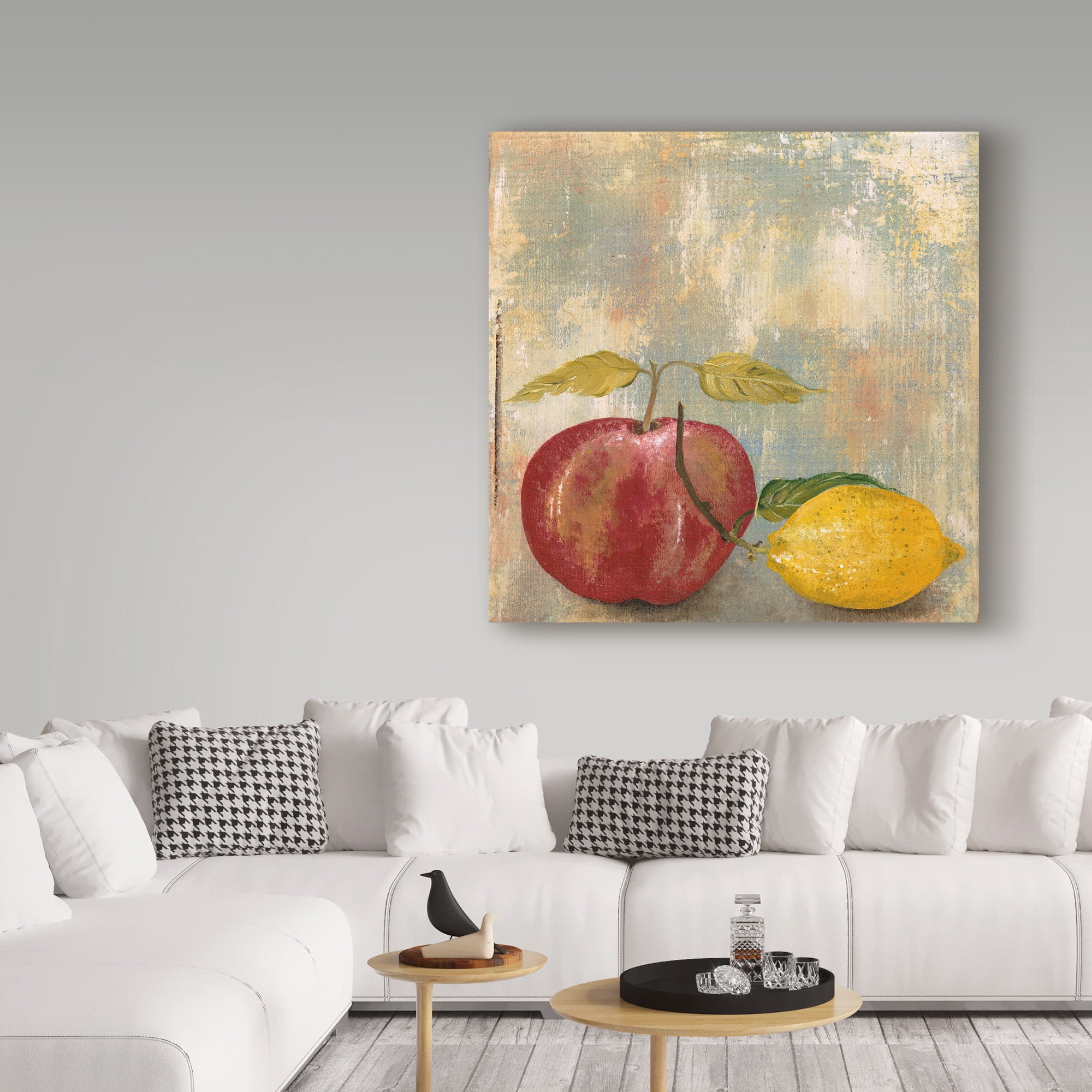 Trademark Fine Art 'Fruit Apple Lemon' Canvas Art by Gigi Begin