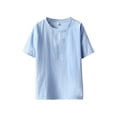 thumbnail image 3 of Black T Shirts for Men Slim Fit Short Sleeve Big & Tall Cotton Short Sleeve Comfy Printing Round Neck Casual Vacation Basic Tee Tops, 3 of 6