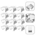 NUOLUX 50Pcs Outdoor Light Clips for Christmas String Lights Metal String Lights Clips Small