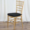 thumbnail image 2 of Efavormart 10PCS BLACK Chiavari Chair Cushion Chair Pad with Attachment Straps Party Event Decoration - 2" Thick, 2 of 4