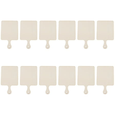12Pcs Blank Mini Wooden Cutting Boards with Handle Cutting Board A