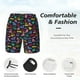thumbnail image 3 of Fotbe Colorful Excavator Traje de Baño para Hombre – Shorts de Natación de Secado Rápido con Forro y Bolsillos-Small, 3 of 6