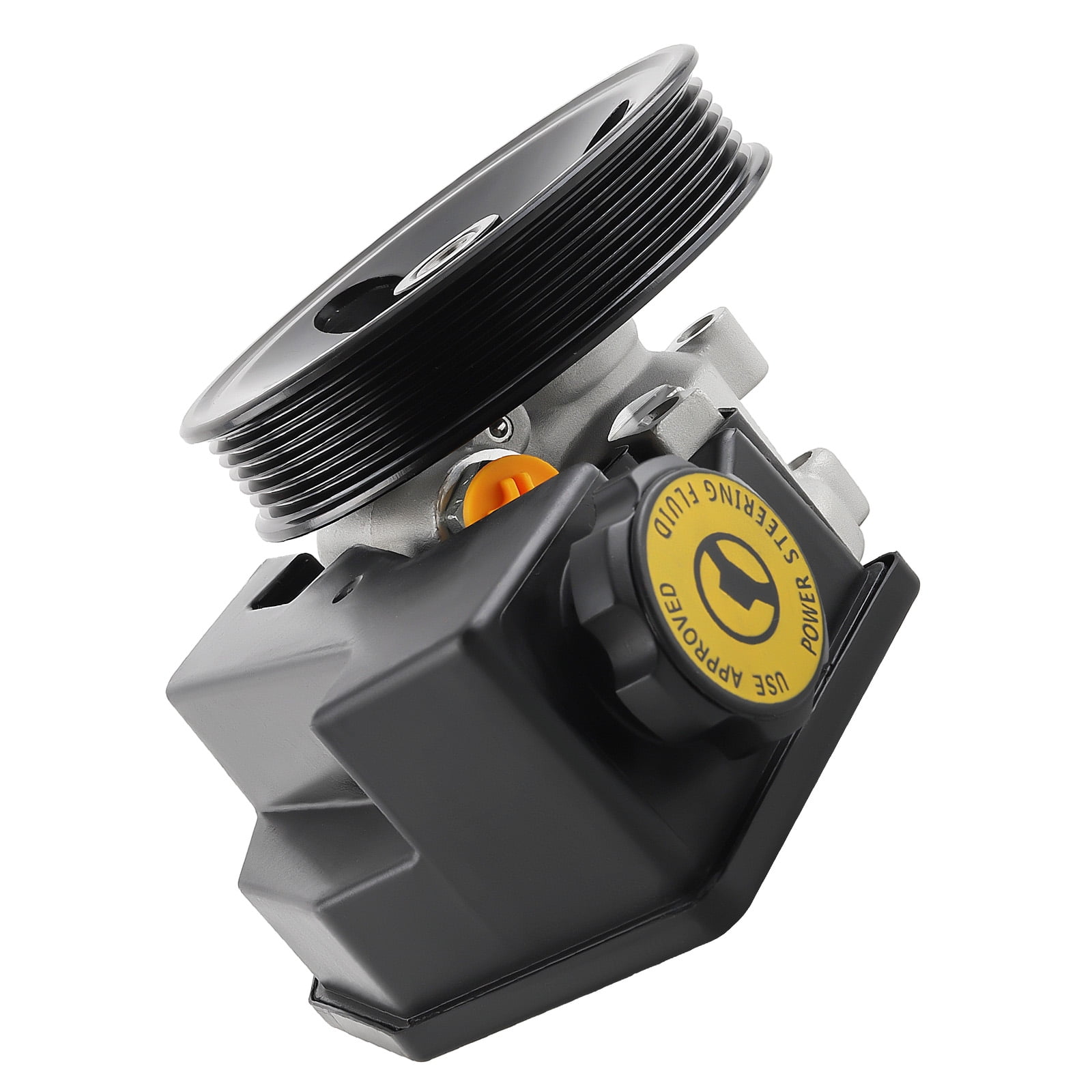 Maxpeedingrods Power Steering Pump w/Pulley & Reservoir for Jeep Grand Cherokee 4.0L 4.7L 99-04