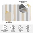 thumbnail image 3 of Beige Grey Striped Door Mat Indoor Outdoor, Minimalist Farmhouse Stripe Non Slip Welcome Mat with Rubber Backing, Absorbent Fabric Front Door Mats Entryway Rug for Home Patio Entrance 18"x30", 3 of 9