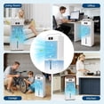 thumbnail image 6 of Portable Air Conditioners,3-in-1 Evaporative Air Cooler with Touch Screen & Remote,2.66Gal Cooling Fan,6 Speeds & 3 Modes, 6 of 6