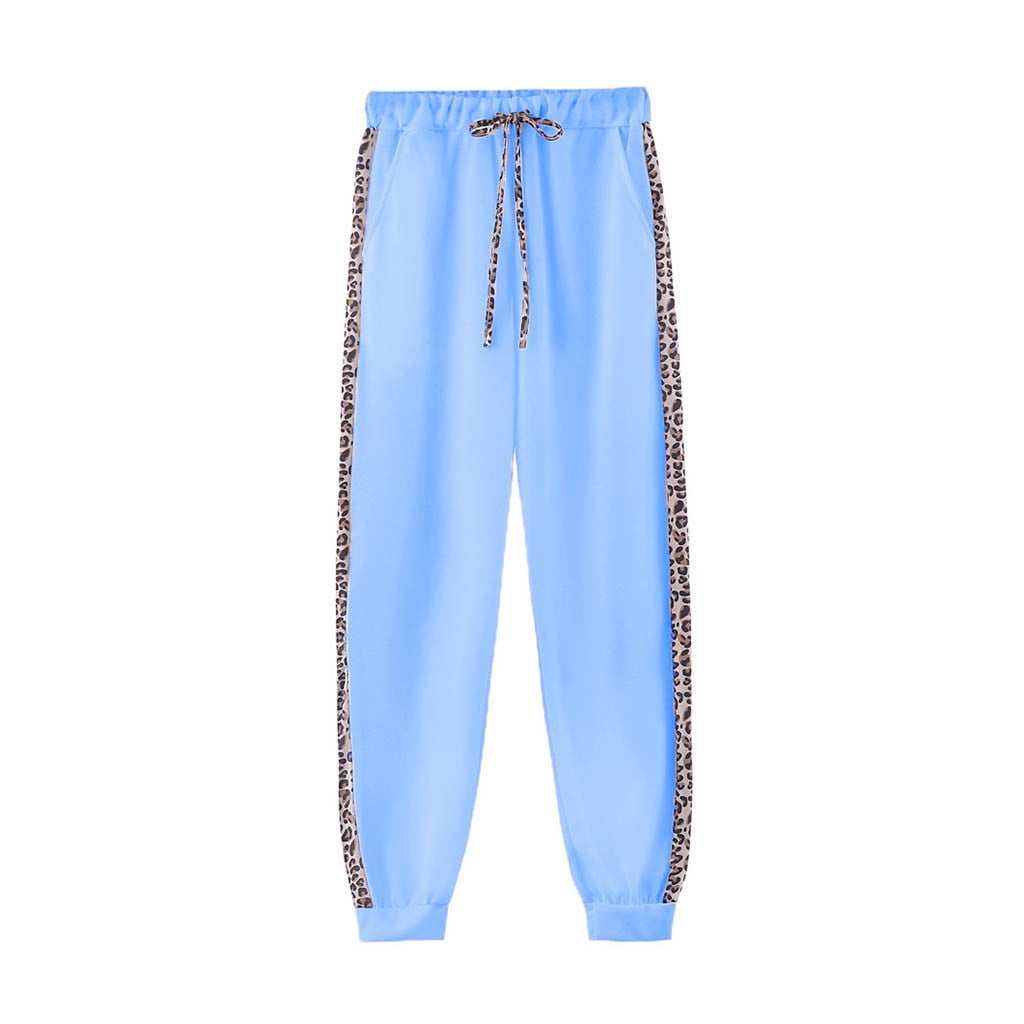 Womens Plus Size Sweatsuits Sets S-5X Zip-Up Hoodie Long Sleeve Sweatshirts Jackets Joggers Pants 2 Piece Leopard Printed Tracksuits Outfits