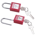 thumbnail image 4 of Patioer Lockout Tagout Locks, 20 Red Loto Locks Keyed Alike, Lock Out Tag Out Safety Padlocks, 2 Keys Per Lock, 4 of 7