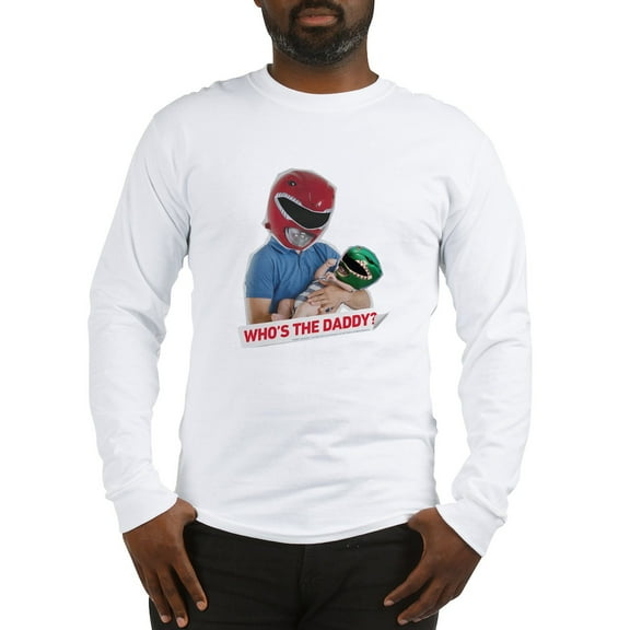 CafePress - Power Rangers Who's The Men's Long Sleeve T Shirt - Unisex Cotton Long Sleeve T-Shirt