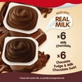 thumbnail image 3 of Snack Pack Milk Chocolate and Chocolate Fudge & Milk Chocolate Pudding,  3.25 oz Pudding Cups, 12 Count Family Pack, 3 of 9