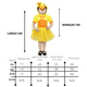 thumbnail image 2 of Disfraz Primavera Pollita Amarilla Tutú Infantil Niña Talla 4 a 6 años, 2 of 6
