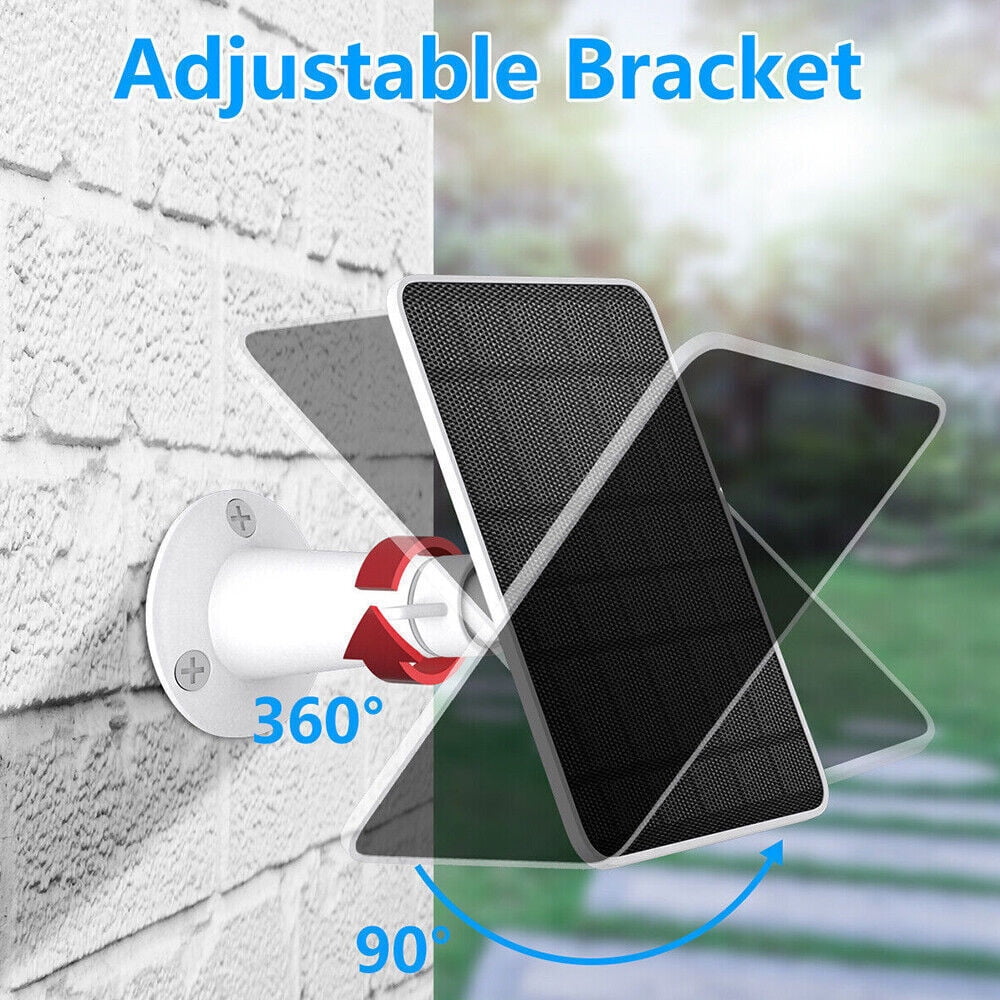 Cocobaby Solar Panel 9.8ft for Eufy Eufycam Cam E/2C/E/2 Pro Wall Mount w/USB Power Cable