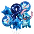 thumbnail image 3 of Nuevos suministros de decoración para fiesta de cumpleaños de Disney Lilo Stitch, globos, platos de papel Aloha, vasos, servilletas, manteles, baby shower para niños, 3 of 5