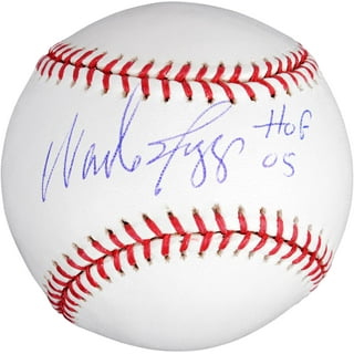 DAVID ORTIZ Boston Red Sox Autographed Black Leather Baseball with HOF 22  Inscription FANATICS
