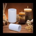 thumbnail image 4 of 2X 2 Sizes Cylinder Candle Silicone Mold for Candle Making, Pillar Candles Resin Mould Epoxy Resin Casting, 4 of 7