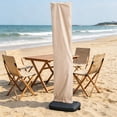 thumbnail image 6 of Heavy Duty Patio Umbrella Cover 190D Cloth Umbrella Storage Bag with Drawstring Closure Waterproof Sun Rain Protection Cover for Center Pole Cantilever Umb, 6 of 7