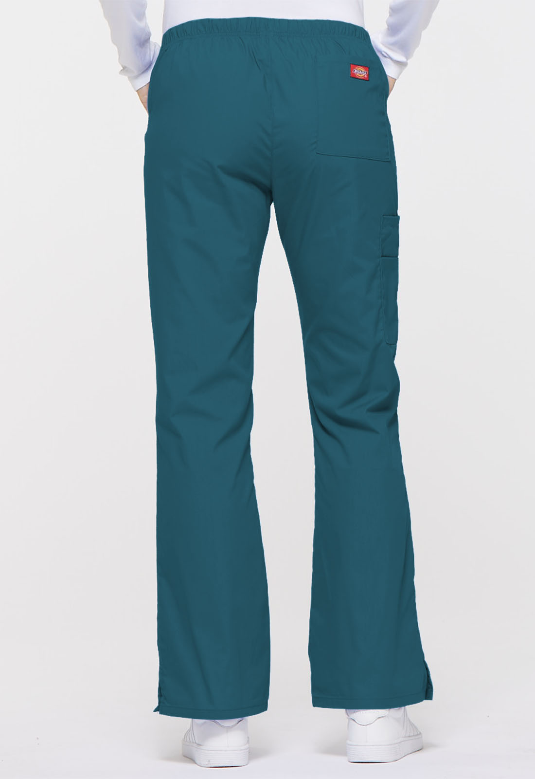 Dickies Women's Cargo Scrub Pants, Mid Rise with Drawstring - 86206 - image 3 of 7