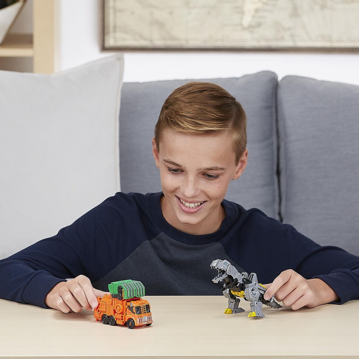 Transformers Toys Cyberverse Spark Armor Grimlock Action Figure