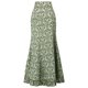 thumbnail image 3 of Falda larga vintage con cola de pez para mujer - Diseño retro ajustado con volantes, material de poliéster, talla única S, 3 of 3