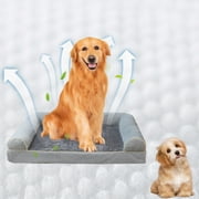 Breathable Pet Bed EDHITNR Foam Dog Kennel Square Mat All Seasons Warm Sofa for Small Medium Dogs