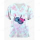 thumbnail image 4 of Camiseta de verano Nuevo uniforme de enfermera Cuello en V Ropa Y2k Uniforme Cuello de bolsillo Y2k Disney Hospital Pocket Lilo & Stitch Camisetas de mujer, 4 of 4