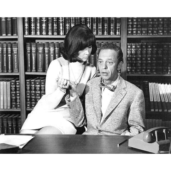How To Frame A Figg 1971 Yvonne Craig & Don Knotts 4x6 photo