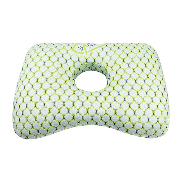 Yhmxh Almohada con orificio para los oídos, protector de oídos para ancianos, almohada para pacientes con orificio para adultos, almohada para salón de belleza