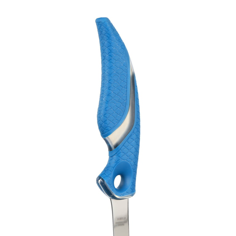 Cuda Titanium Bonded 6 Fillet Knife with Sheath, for Fishing, Blue,  1-Count 