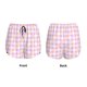 thumbnail image 3 of Balery Heart Buffalo Plaid Pantalones cortos deportivos para mujer con forro y dos bolsillos, elásticos, para entrenamiento, gimnasio, yoga-XX-Large, 3 of 7