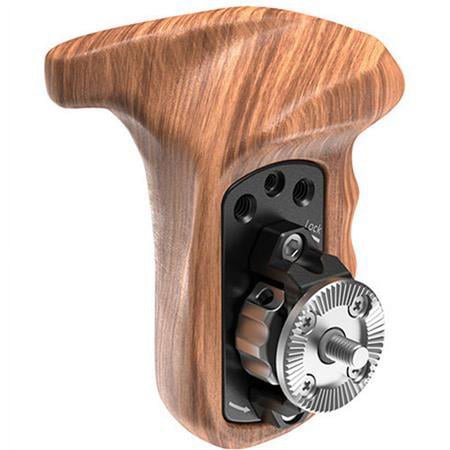 UPC: 6972070628894 | Left Side Wooden Handle with ARRI Rosette for Handheld and Shoulder Mounting System