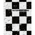 thumbnail image 5 of Pack of 2 Outdoor Pillow Covers, Farmhouse Black White Square Buffalo Plaid Waterproof Square Throw Pillowcase Cushion Decorative Pillow Covers for Couch Patio Tent, 20x12 in, 5 of 6