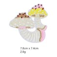 thumbnail image 2 of 10 parches termoadhesivos, parches de animales de cactus y hongos, parches adhesivos, parches de decoración bordados para ropa, sombrero, camiseta, 2 of 5