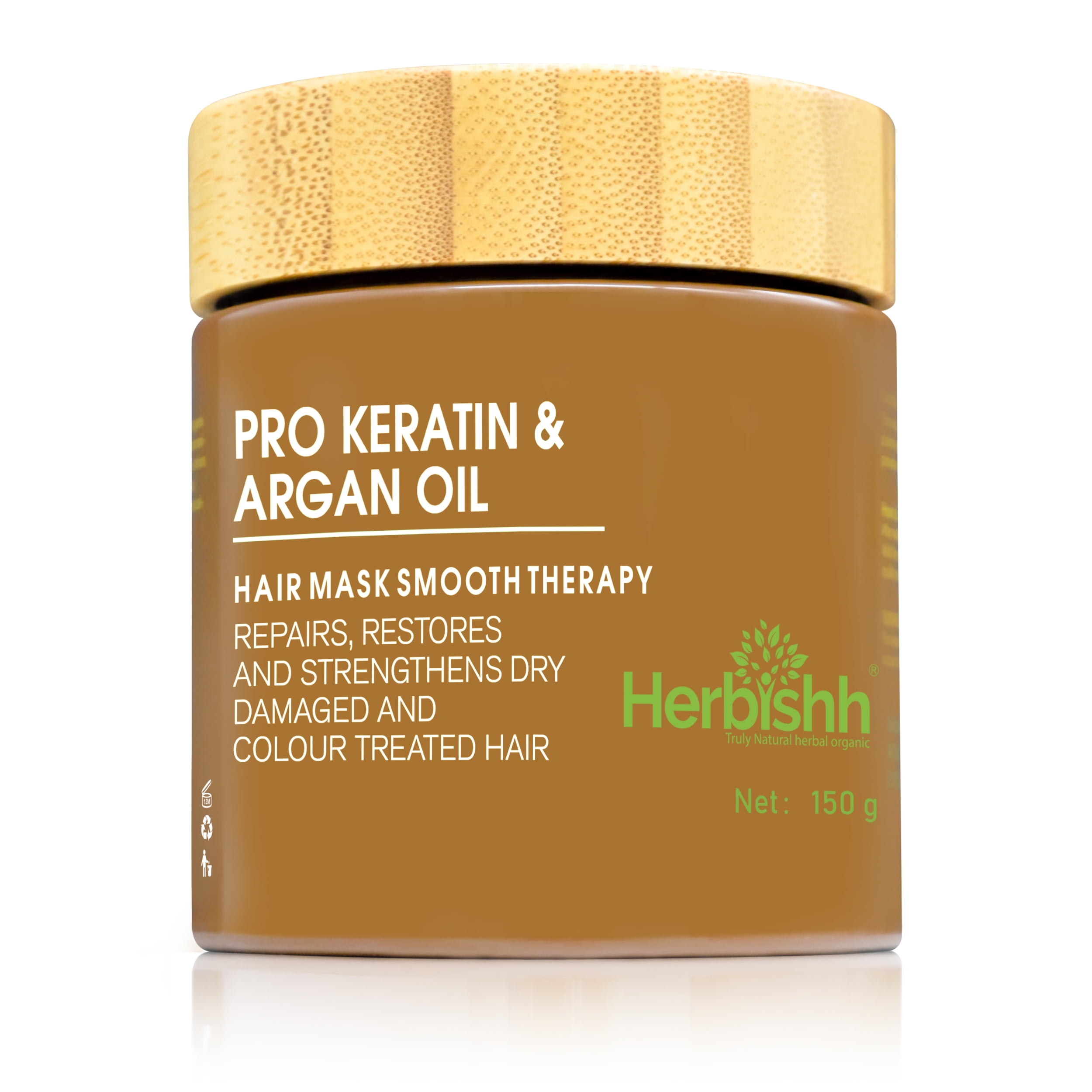 Herbishh Argan Hair MaskDeep Conditioning & Hydration (150gm)