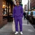 thumbnail image 7 of Mens Hoodie Set 2 Piece Drawstring Jogger Sweatpants Tracksuit, 7 of 7