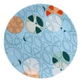 thumbnail image 5 of Frank Lloyd Wright Textile Taliesin West Black Ceramic Dessert Plates Pack Of 4, 5 of 10