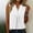 White, variant on BUIGTTKLOP Tank Tops for Women Sleeveless Shirts Button up V Neck Dressy Casual Blouses Pleated Tunic Tops