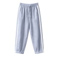 thumbnail image 7 of Kezqiaxn Casual Pants for Women Stretchy Drawstring Elastic Waist Casual Loose Pants with Pockets Plus Size Fashion, 7 of 7