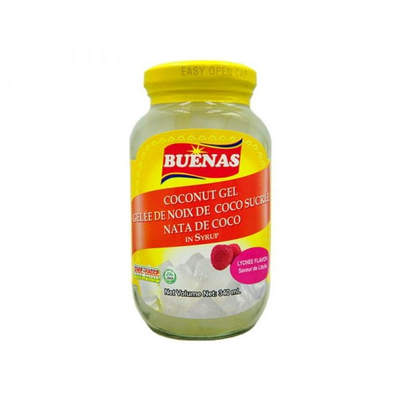 Buenas Gel de Noix de Coco (Nata de Coco) Litchi