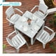 thumbnail image 3 of Mesa De Plastico 75x75 Cm Desmontable Cuadrada BARU gris 6.49 pulg Pido Todo MSA1-BRU, 3 of 5