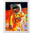 thumbnail image 2 of Stephen Chambers 19x24 White Modern Wood Framed Wall Art Titled - Buzz Moon 10, 2 of 6