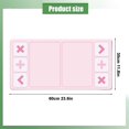 thumbnail image 4 of Waterproof Silicone Kids Toy Trading Mat with Check Cross Plus Trade Zones for Fidget Pop Board Games Tabletop Board Playmat, Soft Pink, 1 Pack, 4 of 10