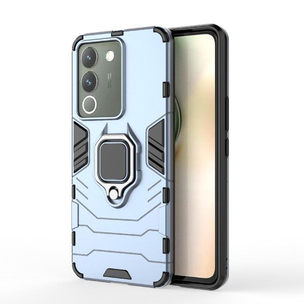 Funda para VIVO Y200 con Soporte Anillo Giratorio 360° y Protección Resistente a Golpes y Caídas