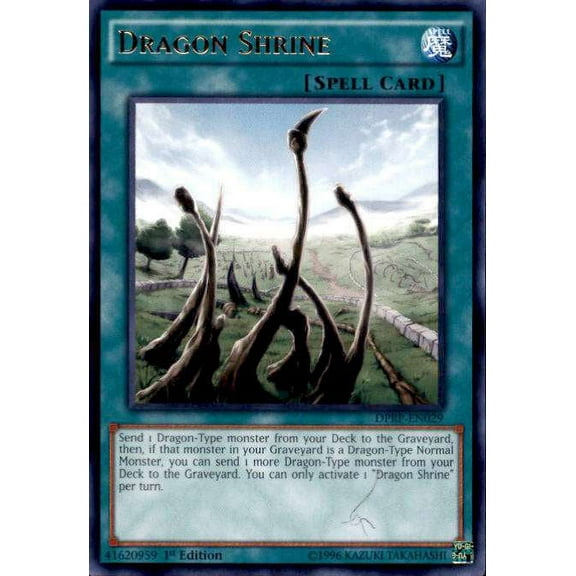 YuGiOh Rivals of the Pharaoh Duelist Pack Rare Dragon Shrine DPRP-EN029