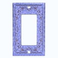 thumbnail image 5 of Metal Light Switch Plate Cover Purple Paisley Bandana Spotted Tile Pattern TIL082, 5 of 13