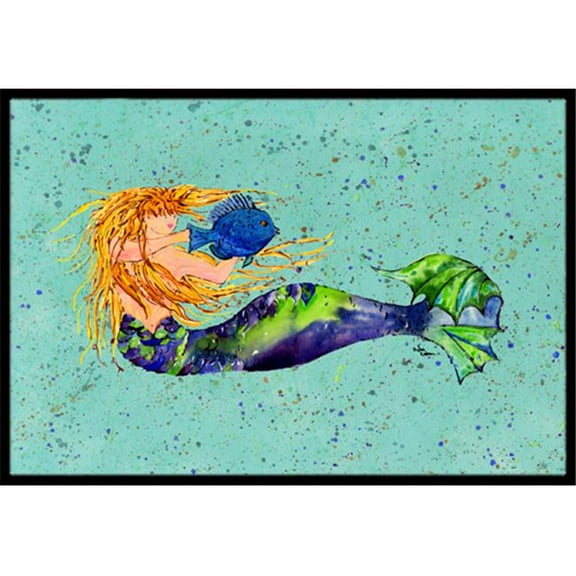 36 x 24 in. Mermaid Indoor Or Outdoor Doormat