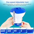 thumbnail image 4 of Floating Pool Dispenser with Thermometer, Automatic Doser, Spa Floating Diffuser, Dispenser for Pool, Pond, Spa, 4 of 5