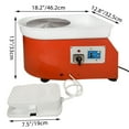 thumbnail image 2 of VEVOR Pottery Wheel 25cm Pottery Forming Machine with Sculpting Set Adjustable Feet Ceramic Pottery Wheel 280W Art Craft DIY Clay Tool for Ceramic Work Ceramics Clay, 2 of 9