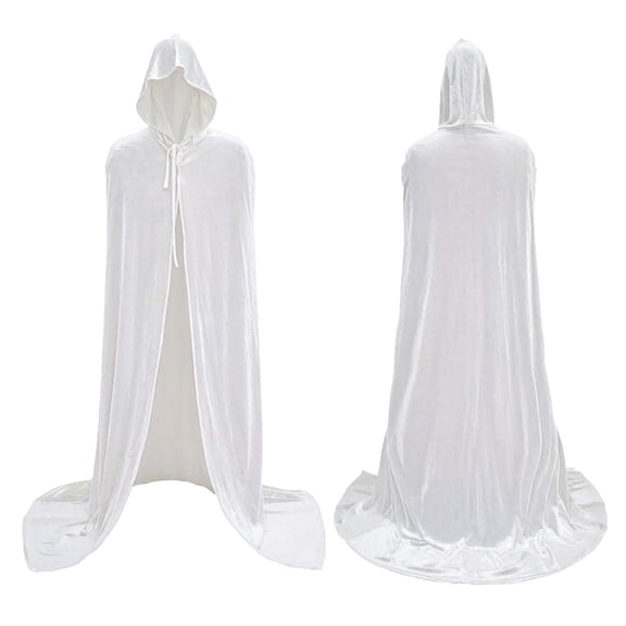 OGLCCG Kids Velvet Hooded Cape Robe for Halloween Christmas Party,Boys Girls Cloak for Masquerade, Dress Up,Wizard Size 2-17